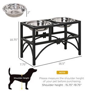 Ciotola Extra Large in Acciaio Inossidabile per Animali Domestici con Stazione di Alimentazione Portatile per Gatti e Cani - Product Image 3
