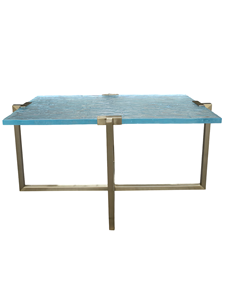 Table basse rectangulaire en bois et verre, style moderne, pour chambre à coucher, canapé, salon - Product Image 5