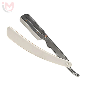Cheap Price Old-fashioned Stainless Steel <b>Razor</b> Plastic Folding Manual Barber Knife Safety Men's Face Beard Shaver Single <b>Blade</b> - Product Image 1