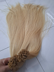 Hot Selling Burmese <b>curly</b> flat tip Straight K tip U Tip <b>Hair</b> <b>Extensions</b> Virgin European <b>Hair</b> <b>Extension</b> Double drawn - Product Image 6
