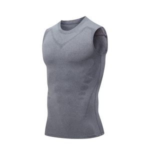 <b>Men</b>’s Sleeveless Sports <b>Vest</b> <b>Compression</b> Tank Top Fitness Running Gym Workout Shirt - Product Image 4