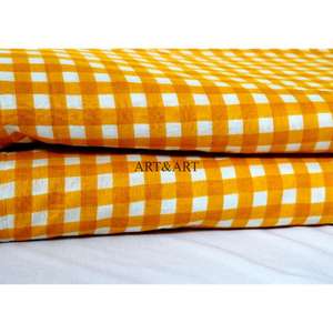 Nouveau Tissu en Coton Imprimé à Carreaux Léger et Tendance pour la Confection de Sacs et de Robes, Idéal pour la Tapisserie et la Confection de Vêtements en Mètres - Product Image 1