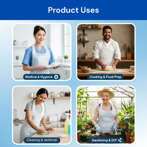 Delantal de cocina de tela PE sin mangas desechable impermeable para restaurantes, cafeterías, hoteles y campings para uso de limpieza - Product Image 6