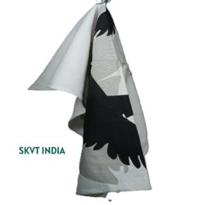 Serviette de cuisine 100% coton biologique, imprimée numériquement sur mesure, légère, écologique, réutilisable, séchage rapide, facile à absorber, pour usage en cuisine - Product Image 5