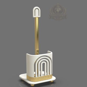 Porte-mouchoirs de luxe moderne en acier inoxydable sur pied, exportation indienne, pour salle de bain, portable et réglable - Product Image 1