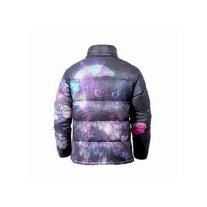 Custom Vintage 100% Polyester Satin <b>Baseball</b> <b>Bomber</b> <b>Jacket</b> with Stand Collar Zipper Closure Front Logo Winter Washed Techniques - Product Image 2