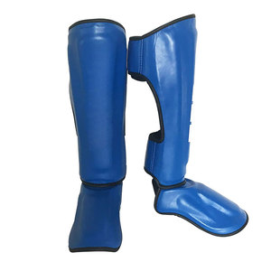 Espinilleras Profesionales de Cuero, Ligeras y Resistentes a Impactos, para Entrenamiento, Equipo Deportivo de Alta Protección y Densidad - Product Image 1