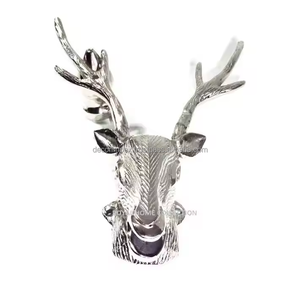 Escultura de animales de aluminio fundido de diseño moderno para decoración de hogar y oficina hecha a mano MOQ bajo al por mayor de Decor IMPEX - Product Image 1