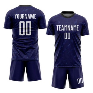 Custom Men's <b>Soccer</b> Jersey and Shorts Set Sublimated Print 100% Polyester Moisture Wicking Crew Neck Short Sleeve Team - Product Image 4