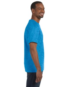 Camiseta de algodón personalizada con cuello redondo, de color sólido, a la moda, de secado rápido, transpirable, de mezcla de algodón/poliéster 100% preencogido, ultra suave, muy vendida. - Product Image 6