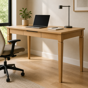 Pied de table en bois massif, pied de meuble en bois massif, forme carrée, style traditionnel, base de table, installation facile, utilisation à domicile ou au bureau - Product Image 3