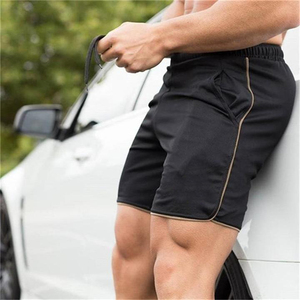 Nouveaux shorts décontractés pour hommes, en tissu respirant 100% polyester, séchage rapide, shorts de course, shorts d'entraînement personnalisés OEM. - Product Image 3