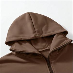 Sweat-shirt à capuche pour homme en coton brodé de haute qualité, style streetwear automne, coupe ample et épaisse, écologique, OEM - Product Image 4