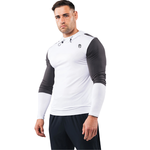 Camiseta Deportiva de Compresión sin Mangas para Hombre, Camiseta de Entrenamiento de Manga Larga, Fabricante Mayorista OEM Personalizado - Product Image 2