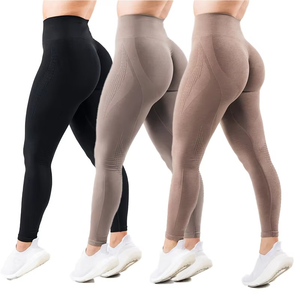 Leggings de yoga sexy personnalisés de haute qualité à taille haute pour femmes, pantalons de sport moulants pour le fitness - Product Image 4