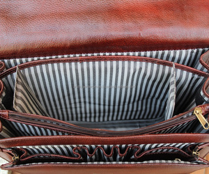 Nuevo maletín de lujo de alta calidad, bandolera de cuero genuino para oficina ejecutiva, bandolera para ordenador portátil de 13 pulgadas para hombres de negocios - Product Image 5