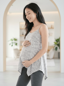 Bmama Blusa de Maternidad sin Mangas, Top de Lactancia con Abertura Lateral, Camiseta sin Mangas de Algodón para Embarazo, Venta al por Mayor - Product Image 1