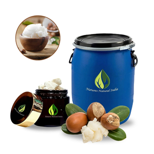 NATURES NATURAL INDIA OILS PVT. LTD. Loción Hidratante de Manteca de Karité Orgánica Pura y Ácido Hialurónico para Uso en Bronceado para Adultos - Product Image 2