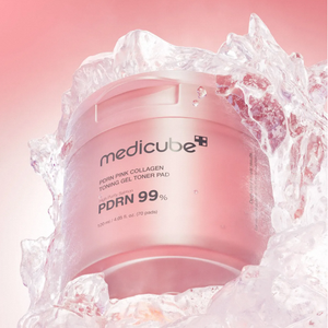 Medicube PDRN COLLAGÈNE ROSE TONIFIANT GEL TONER PAD Boost Collagène Hydrate Repair Barrier Lisse Doux Soins de la Peau - Product Image 5