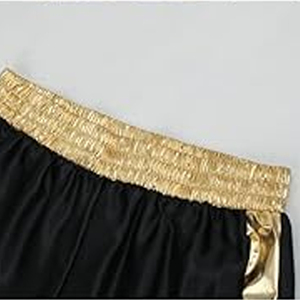 Robe de combat MMA/Sanda noire à capuche avec ceinture dorée, en polyester PC durable, unisexe, pour adulte, respirante, protection intégrale, toutes saisons - Product Image 6