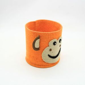 Handmade Monkey Felt <b>Storage</b> <b>Basket</b> - Product Image 3