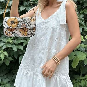 Bolso de Hombro Bordado con Cuentas de Estilo Étnico de Excelente Calidad para Festivales, Bodas y Uso Cultural, Disponible a Precio de Fábrica - Product Image 1