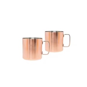 Taza de Cobre con Acabado Elegante, Hecha a Mano, para Moscow Mule, Taza de Cobre Puro para Beber, Martillada, para Uso en Bares y Cocinas - Product Image 6