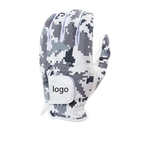 Gants de golf pour hommes en cuir Cabretta, coupe-vent et imperméables, à doigts complets, avec motifs imprimés personnalisés, très demandés, vente en gros, gants d'hiver - Product Image 4