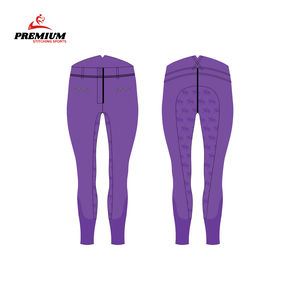 Pantalones de equitación OEM personalizados de silicona completa para montar a caballo, mallas de carreras, pantalones de equitación, calzones de equitación - Product Image 3