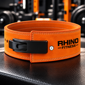 Cinturón de Levantamiento de Pesas de Neopreno de Alta Calidad Rhino Fitness, Soporte Lumbar Ajustable Envolvente para Adultos - Product Image 1