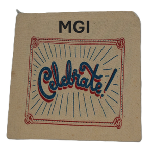 Sac de voyage cosmétique en toile de coton 100% écologique avec logo personnalisé imprimé, pochette à crayons de maquillage blanche, fermeture éclair, petite taille, cadeau - Product Image 3