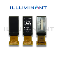 Pantalla OLED Monocromática de 0.78 Pulgadas, Blanca, PMOLED 128x80, 12.13x23.6x1.22, 4 Cables, SPI, FPC, Conector SH1107, 220 Cd/m2, COG, Iluminante