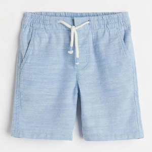 Shorts pour garçons de haute qualité avec cordon de serrage, 100% coton, légers et respirants pour les activités quotidiennes, le sport et les sorties décontractées - Product Image 1