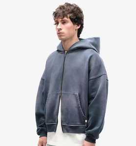 Regular Fit Pullover Hoodie 420gsm Brushed Fleece Polyester/Cotton Eco-Friendly Lined Breathable Windproof Unisex Autumn - Product Image 3