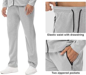 New Design Men's Two-Piece Jogger <b>Set</b> Flare Sweat Pants and Hooded Tracksuit 100% Cotton Maternity Feature for Winter Season - Product Image 5