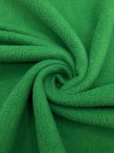 Green Polar Fleece Fabric Solid Color Soft Warm Anti-Pilling Knitted Rectangular Home Use Winter Style Simple Machine Wash - Product Image 3