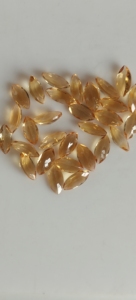 Citrine dorée naturelle, coupe marquise 10x5MM, pierre précieuse de qualité supérieure pour la fabrication de bijoux - Product Image 3