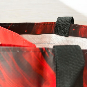 ถุงช็อปปิ้งทำจากลามิเนตเคลือบผิวแบบเคลือบด้านสำหรับร้านขายของชำทำจากเวียดนามผ่านการรีไซเคิลโลโก้แบบกำหนดเอง - Product Image 6