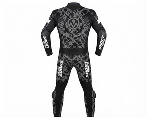 Combinaison de course pour homme Zonda Pro 1 pièce en cuir de vache véritable/cuir de kangourou, style MotoCP, combinaison blindée niveau 2 - Product Image 2