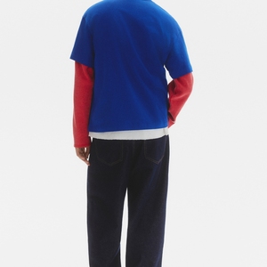 Camiseta de Manga Larga con <span class=keywords><strong>Cuello</strong></span> <span class=keywords><strong>Henley</strong></span>, Tejido Waffle, 100% Algodón, Personalizable con Logotipo - Product Image 4