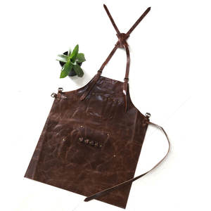 Delantal de Cuero Ajustable de Primera Calidad, Delantal Multifuncional con Pechera, Delantal de Cuero Premium para Trabajo al Aire Libre, Delantal de Cuero para Artesanía - Product Image 2