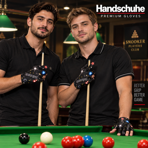 Gant de billard sans doigts à imprimé étoiles, prix d'usine en gros, ambidextre, unisexe, fermeture auto-agrippante, extensible, toutes saisons - Product Image 5