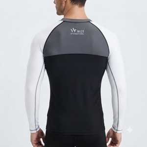 High Quality Oem Rash Guard Sublimation Surf Swim Outdoor Rash Guard Surfing Diving <b>Compression</b> <b>Shirts</b> Surfing Rash Guard - Product Image 4