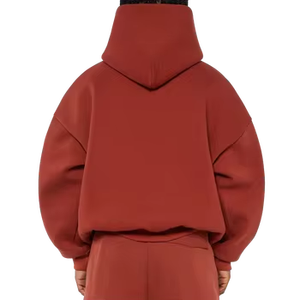 Sudadera con Capucha Extra Grande para Hombre, Color Sólido, Felpa, Informal, Tejida, para Otoño, 7 Opciones de Color - Product Image 3