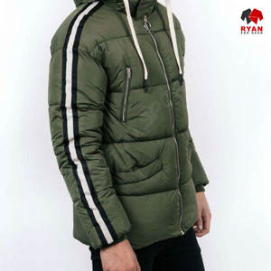 Veste matelassée d'hiver pour homme Ryan Pro Gear, design personnalisé, avec tissu extérieur en nylon - Product Image 1