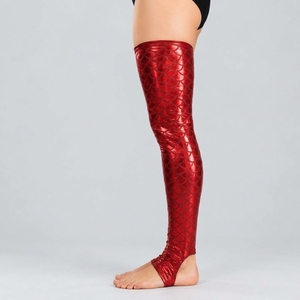 Bas de pole dance pour femmes, portés jusqu'aux cuisses, offrant une adhérence sûre, une extensibilité flexible, un soutien confortable et une coupe élégante. - Product Image 2