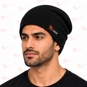 Bonnet tricoté unisexe pour homme, couleur unie, chaud et décontracté pour l'hiver, 100 % acrylique, prix de gros - Product Image 2