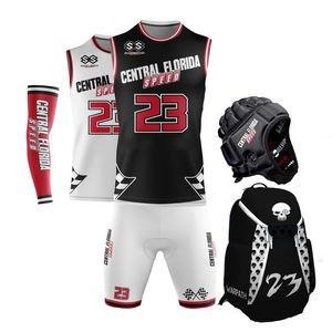 Conjunto de Uniforme de Fútbol Sublimado Personalizado 7v7, Equipación de Fútbol 7on7, Jersey de Compresión, Pantalones Cortos, Mochila Ligera de Secado Rápido para Equipo - Product Image 1