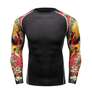 Dernières Tendances : T-shirts de Compression Confortables pour Hommes – Vêtements de Sport 100% Coton à Coupe Ample et Imprimée – Offre Spéciale - Product Image 1