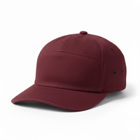Casquette de baseball Oxford personnalisable avec logo, 6 panneaux, unie, réglable, brodée, visière incurvée, respirante, imperméable, en coton, vente en gros